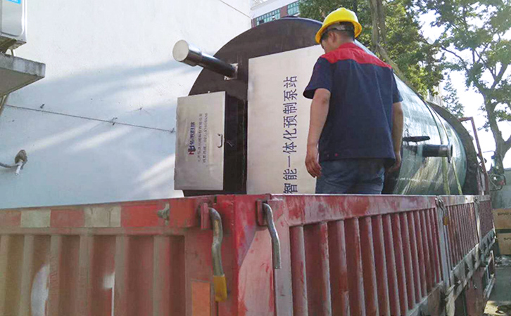 上海祥彩网一体化泵站